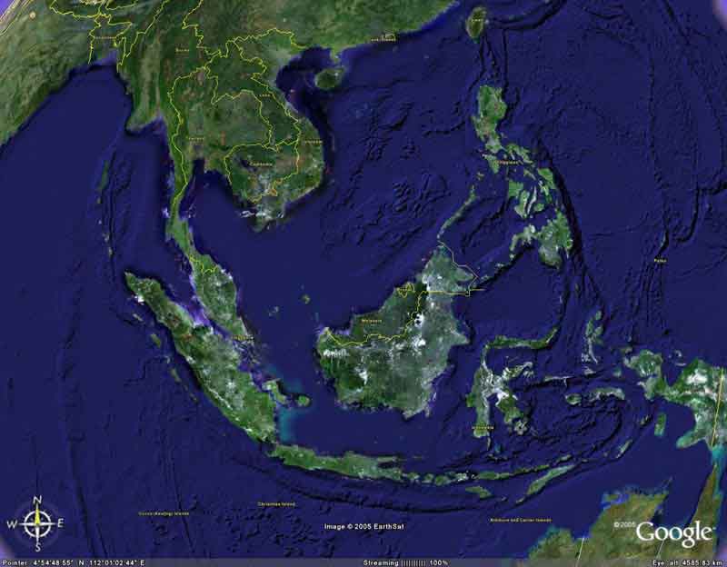 An Earth-Google View of the Far East