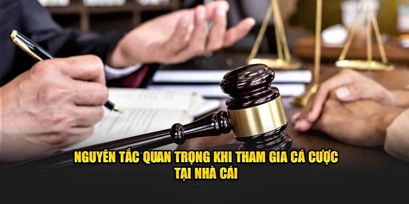 Nguyên tắc quan trọng khi tham gia cá cược tại nhà cái